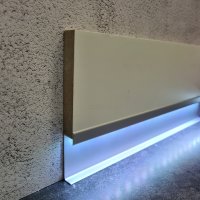 Скрытый плинтус с подсветкой BS40х12 мм