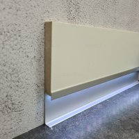 Скрытый плинтус с подсветкой BS40х12 мм