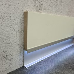 Скрытый плинтус с подсветкой BS40х12 мм