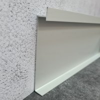 Алюминиевый плинтус теневой BS100х13,5 мм