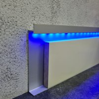Алюминиевый плинтус теневой BS100х13,5 мм