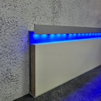 Алюминиевый плинтус теневой BS100х13,5 мм