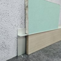 Алюминиевый плинтус теневой BG75х14 мм